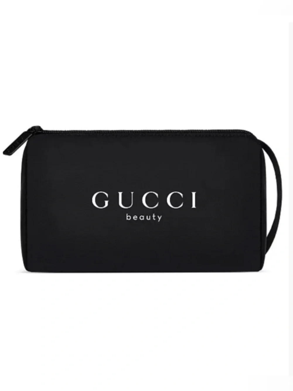 Authentic Gucci Beauty Large Black Makeup Cosmetic Bag / Toiletry Pouch NEW